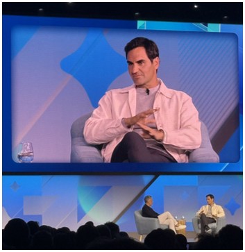 Roger Federer at SAP Sapphire Madrid 2026